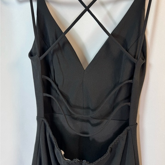 Lulus All This Allure Black Strappy Backless Mermaid Maxi Dress S - Picture 7 of 14